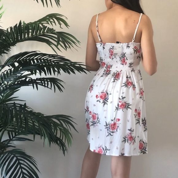 Floral Flare Mini Dress - Picture 3 of 4